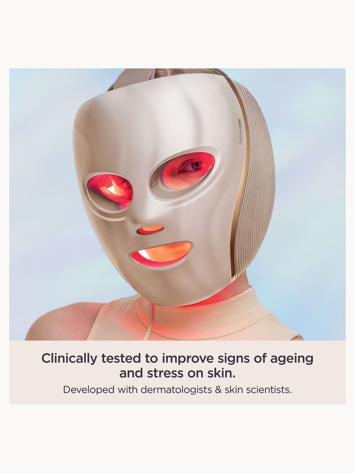 Shark CryoGlow Clinic Under-Eye Contrast Therapy & LED Anti-Ageing & Blemish Clearing Mask, photo 3