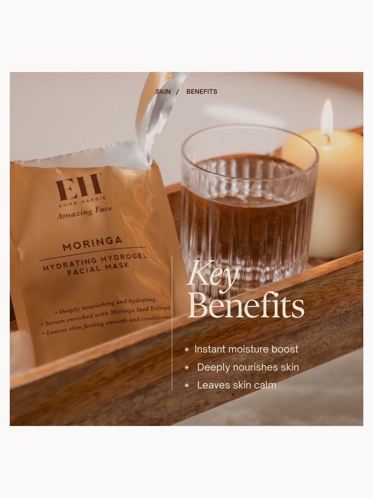 Emma Hardie Moringa Hydrating Hydrogel Mask, photo 2