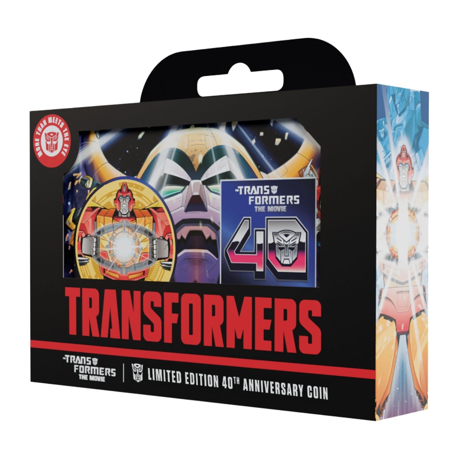 Transformers: The Movie – Limited Edition 40th Anniversary 24k Gold Plated Presentation Coin
