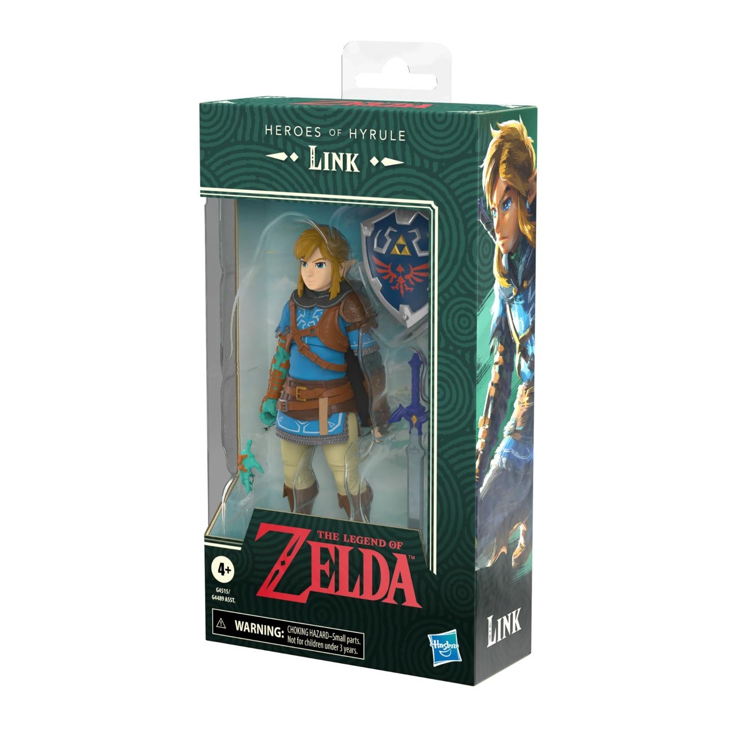 Hasbro The Legend Of Zelda Heroes Of Hyrule Link, The Legend Of Zelda, Tears Of The Kingdom Premium Collectible 6 Inch Action Figure