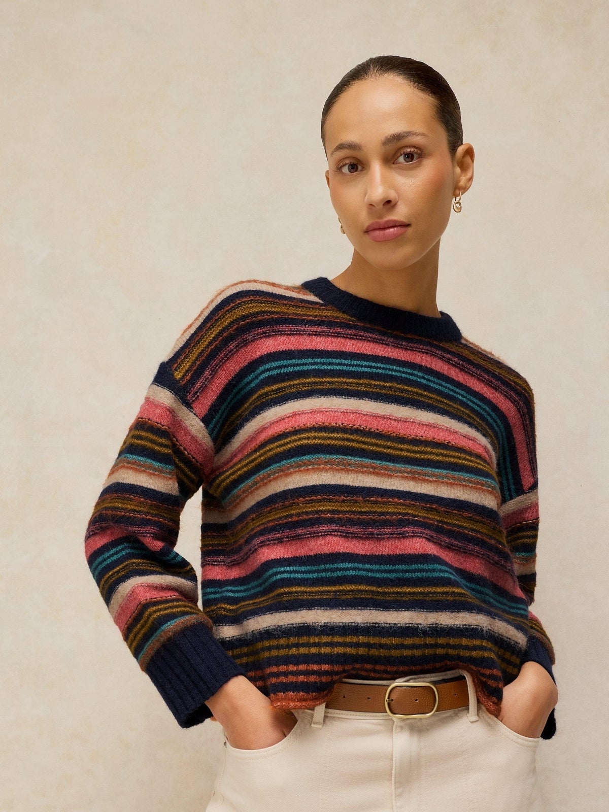 Gestreifter Pullover Florence - 40