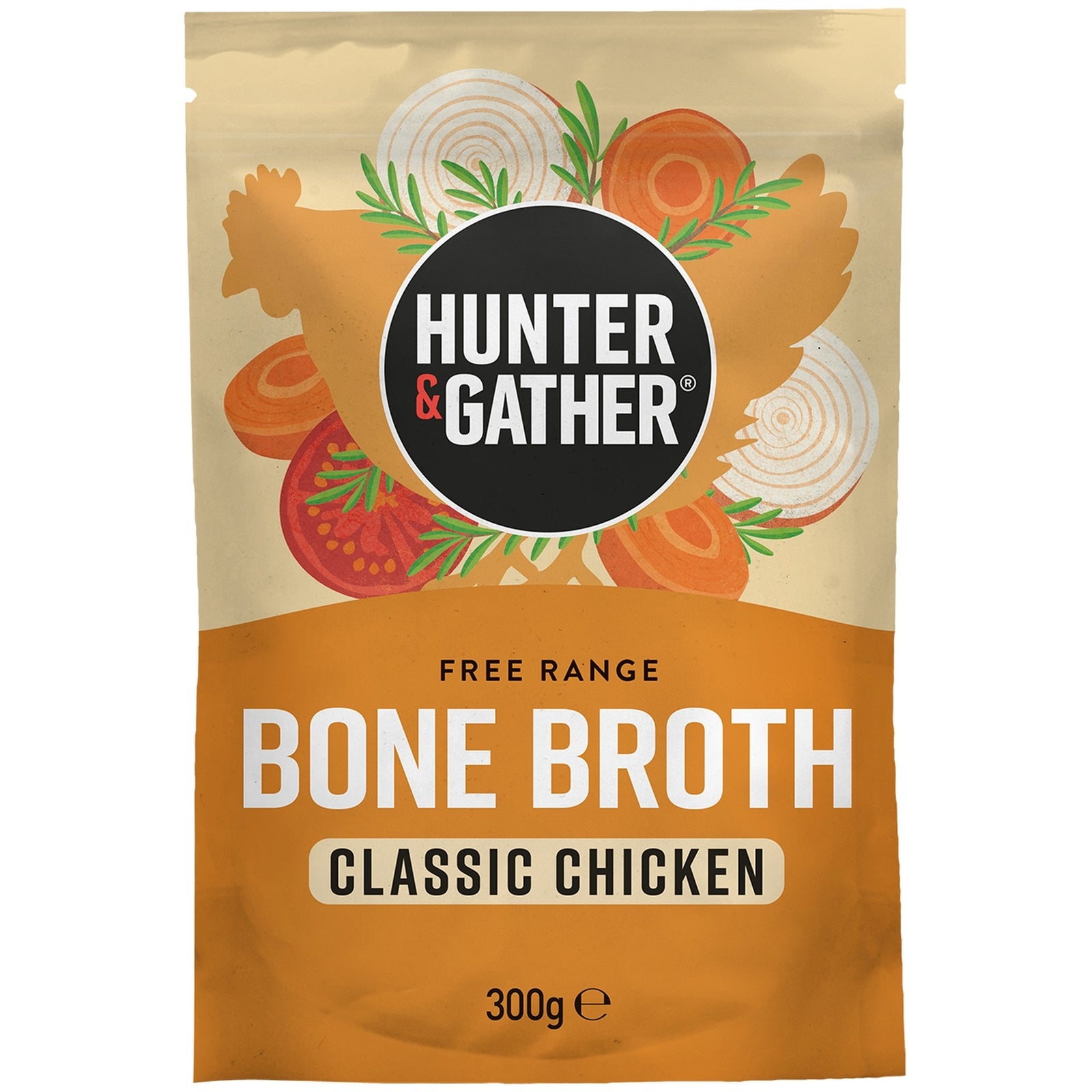 Hunter & Gather Chicken Bone Broth – Classic Chicken 300g