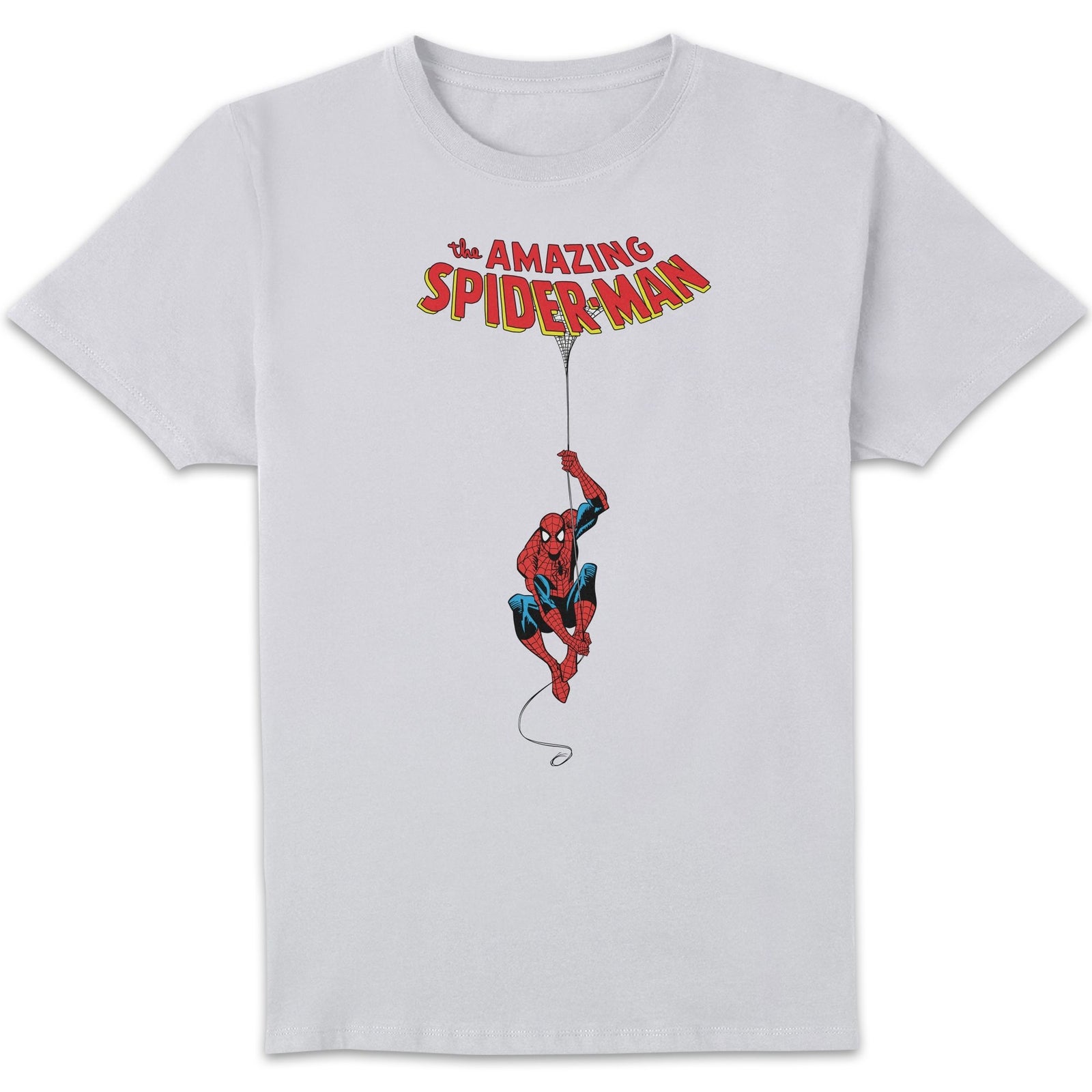 Marvel Comics - The Amazing Spiderman Hanging T-shirt - Blanc