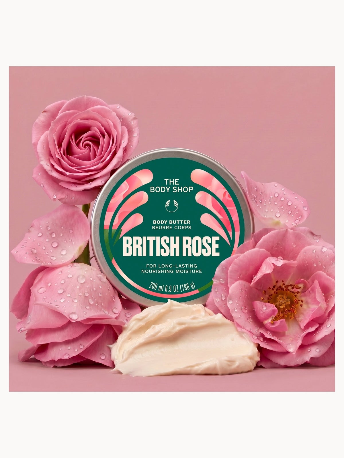The Body Shop Body Butter British Rose 200ml, photo 4