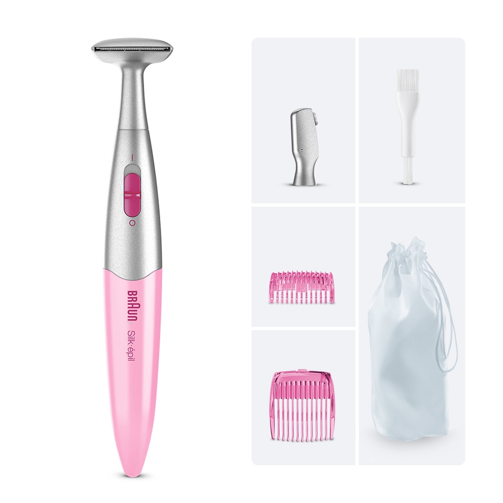 Braun Silk·épil Bikini Trimmer FG1105 Pink: retailer-supplied image