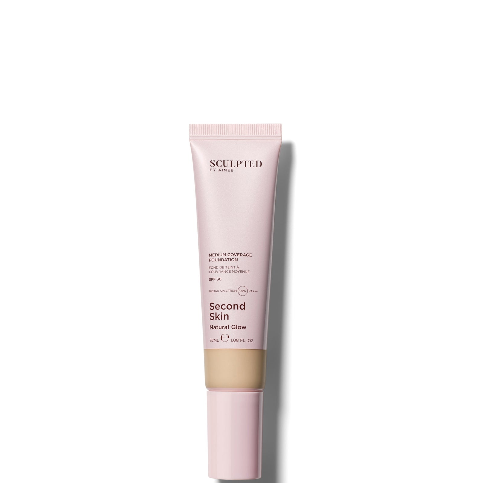 Sculpted By Aimee Second Skin Natural Glow 32ml (Various Shades) - 2.5CFair Plus