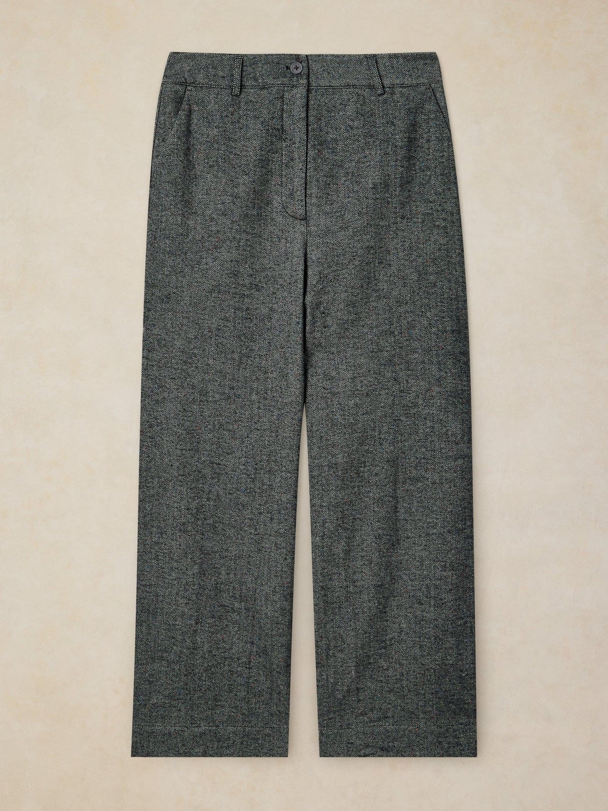 Tweedhose Belle mit weitem Bein - 46/R