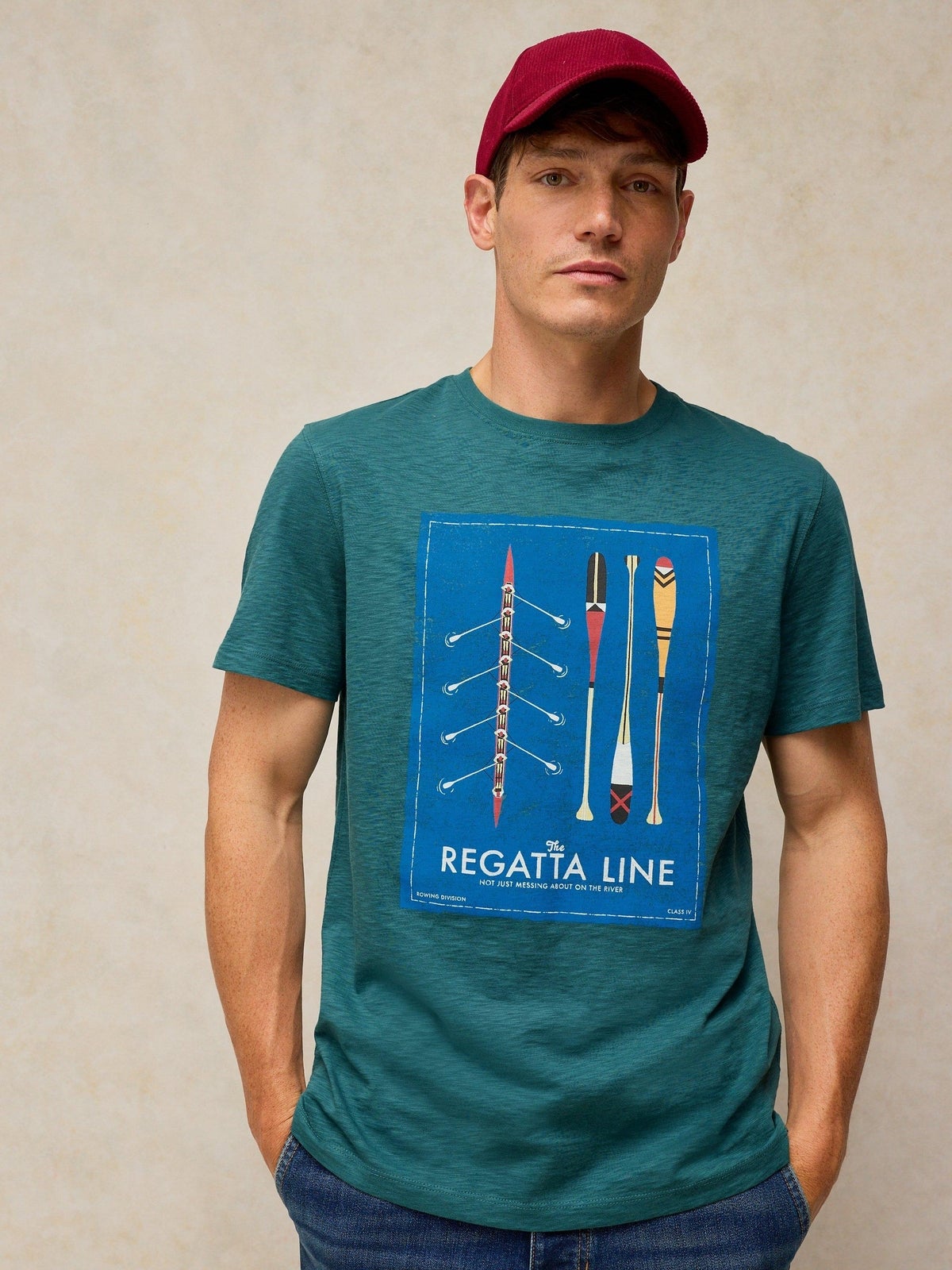 T-Shirt Abersoch mit Grafik - XXL/R