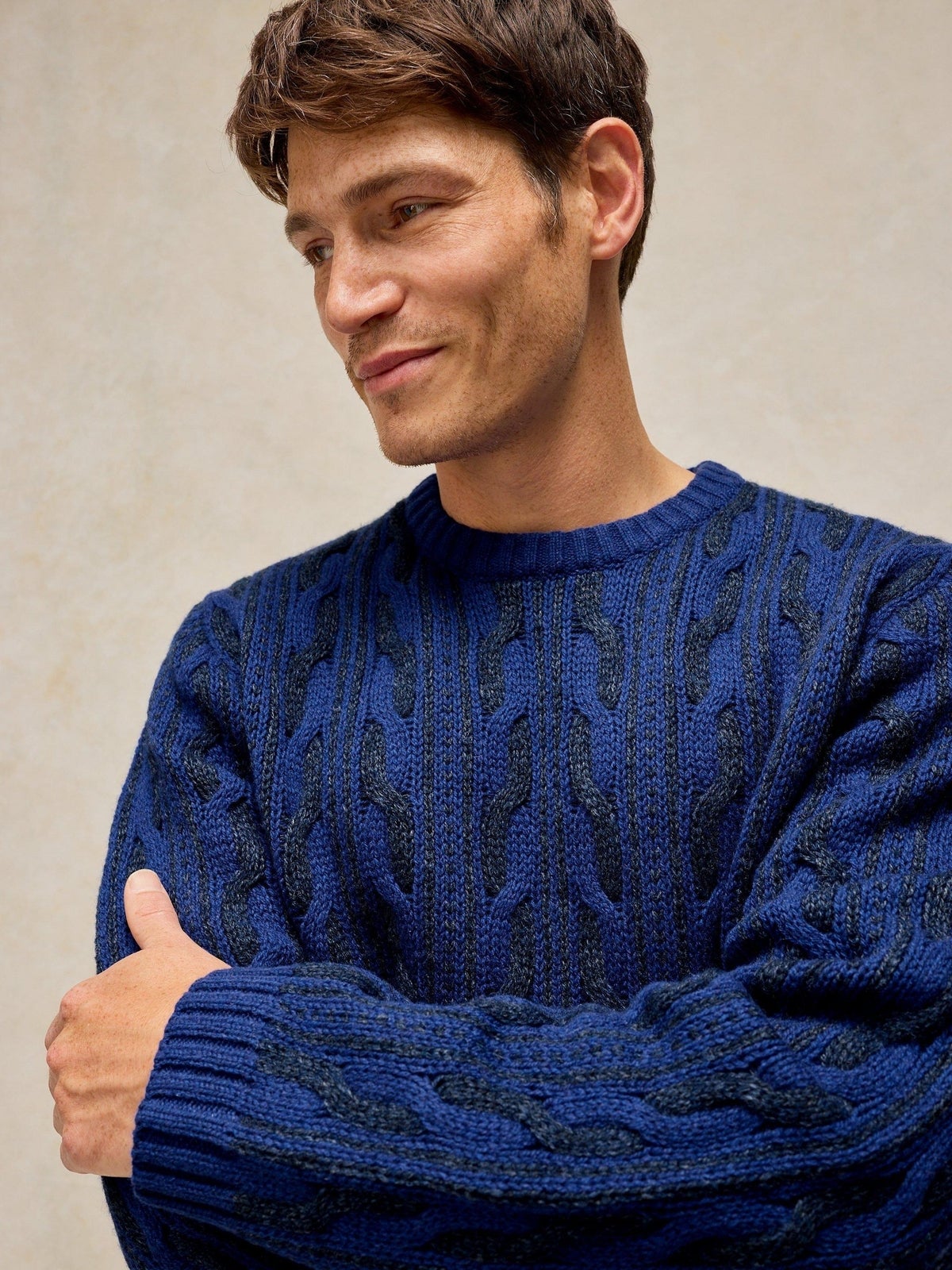 Pullover Brixham mit Zopfmuster - XXL