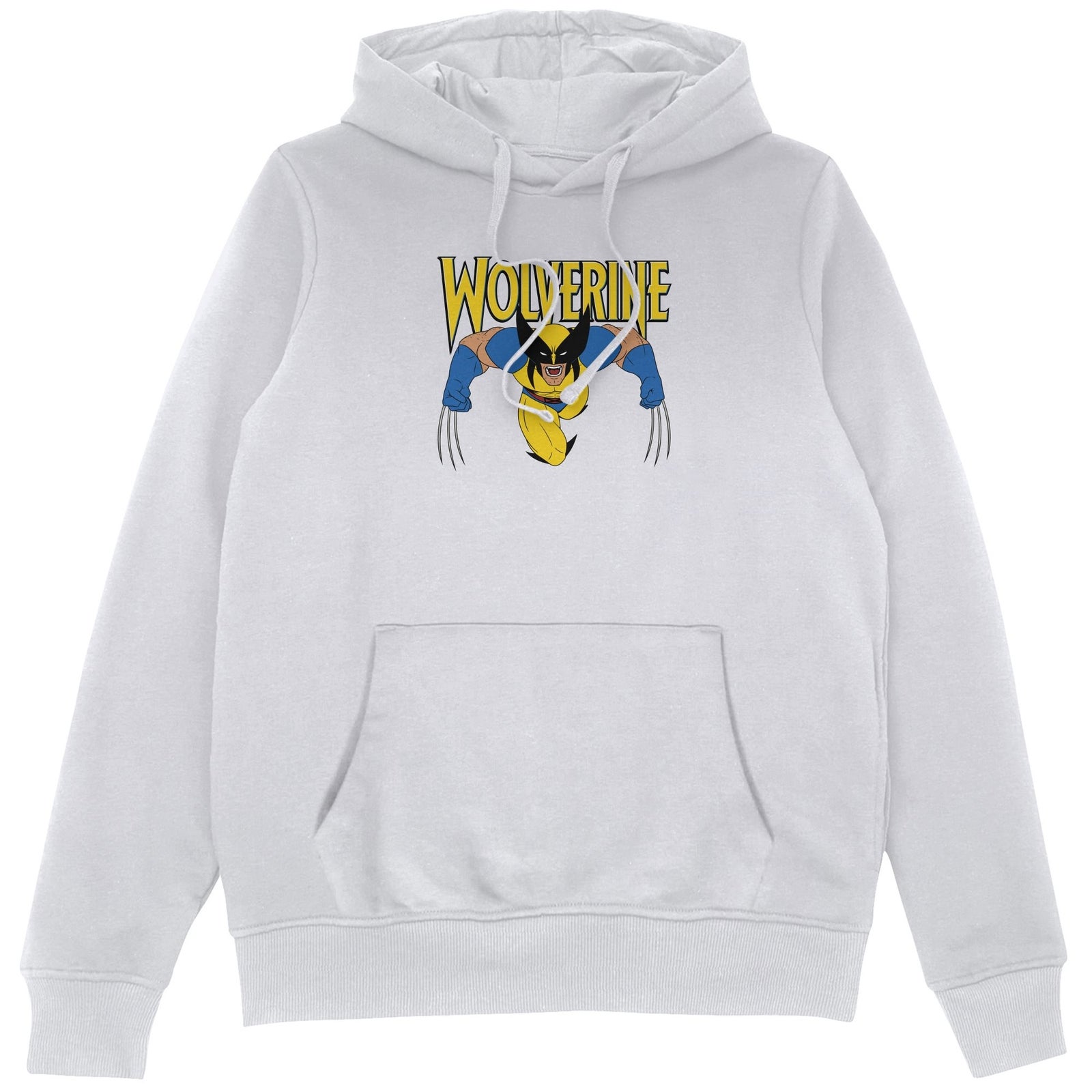 X - Men Wolverine Attack Sweat à Capuche White