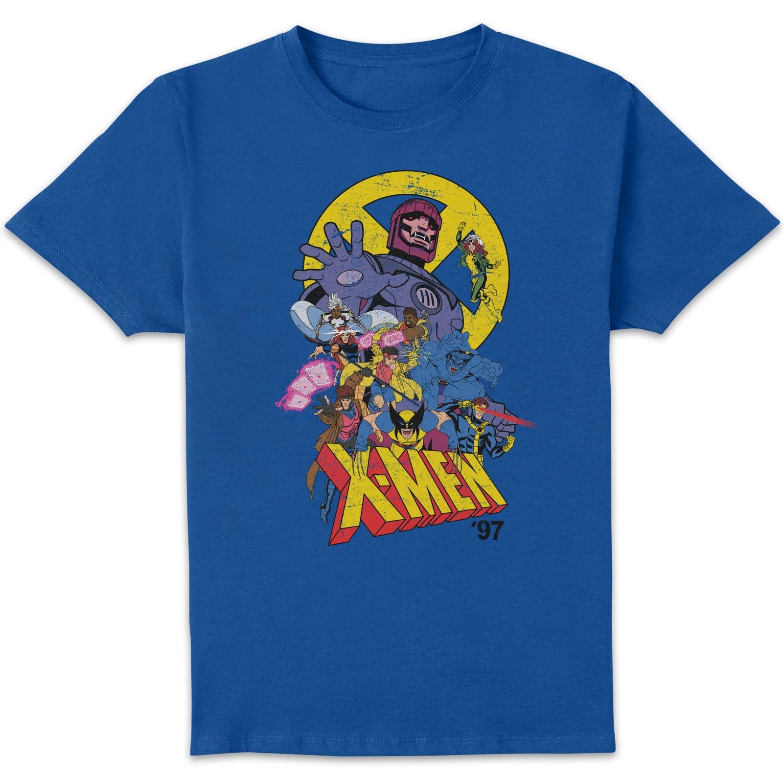 X-men Sentinel Attack T - shirt Blue