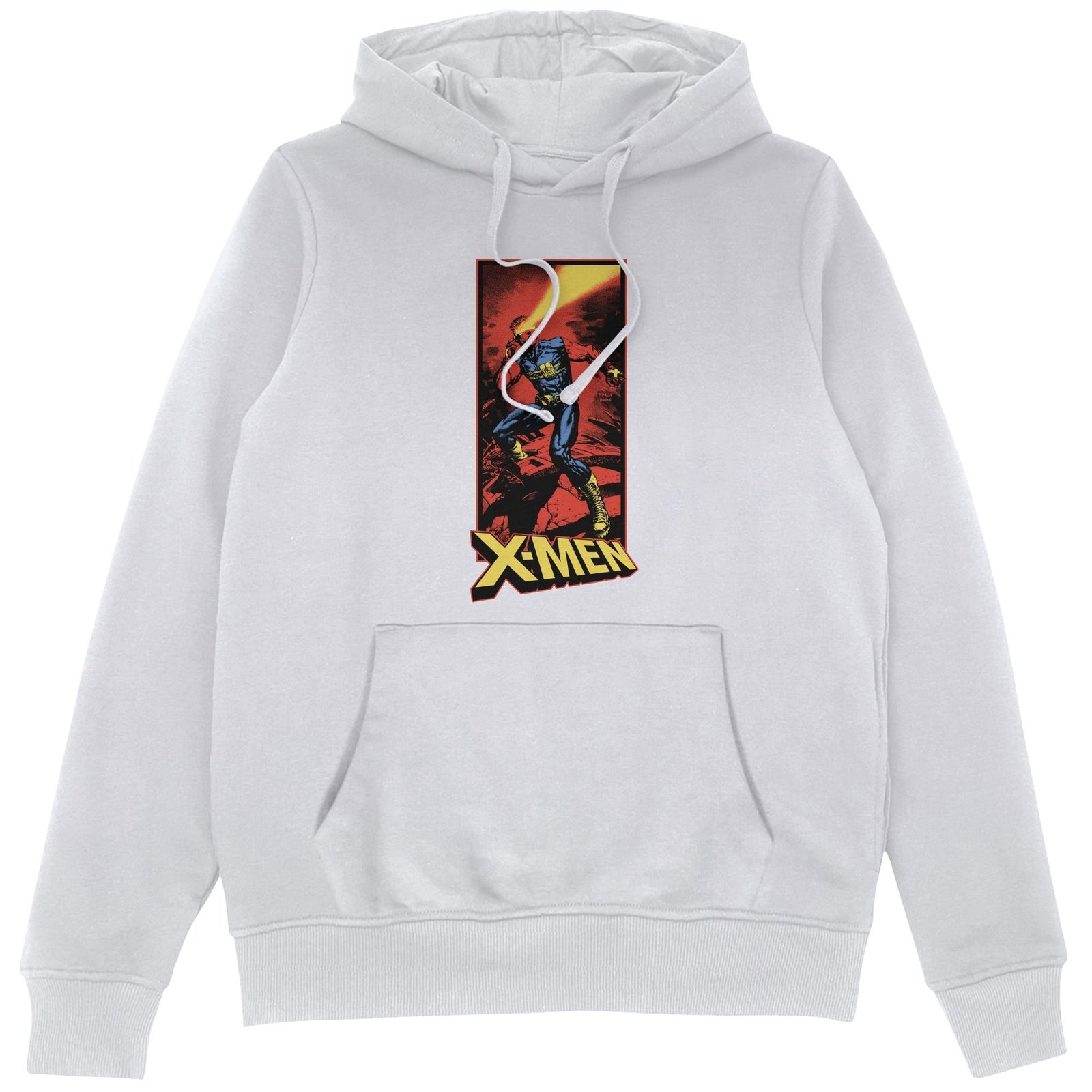 X - Men Cyclops Energy Beam Sweat à Capuche White