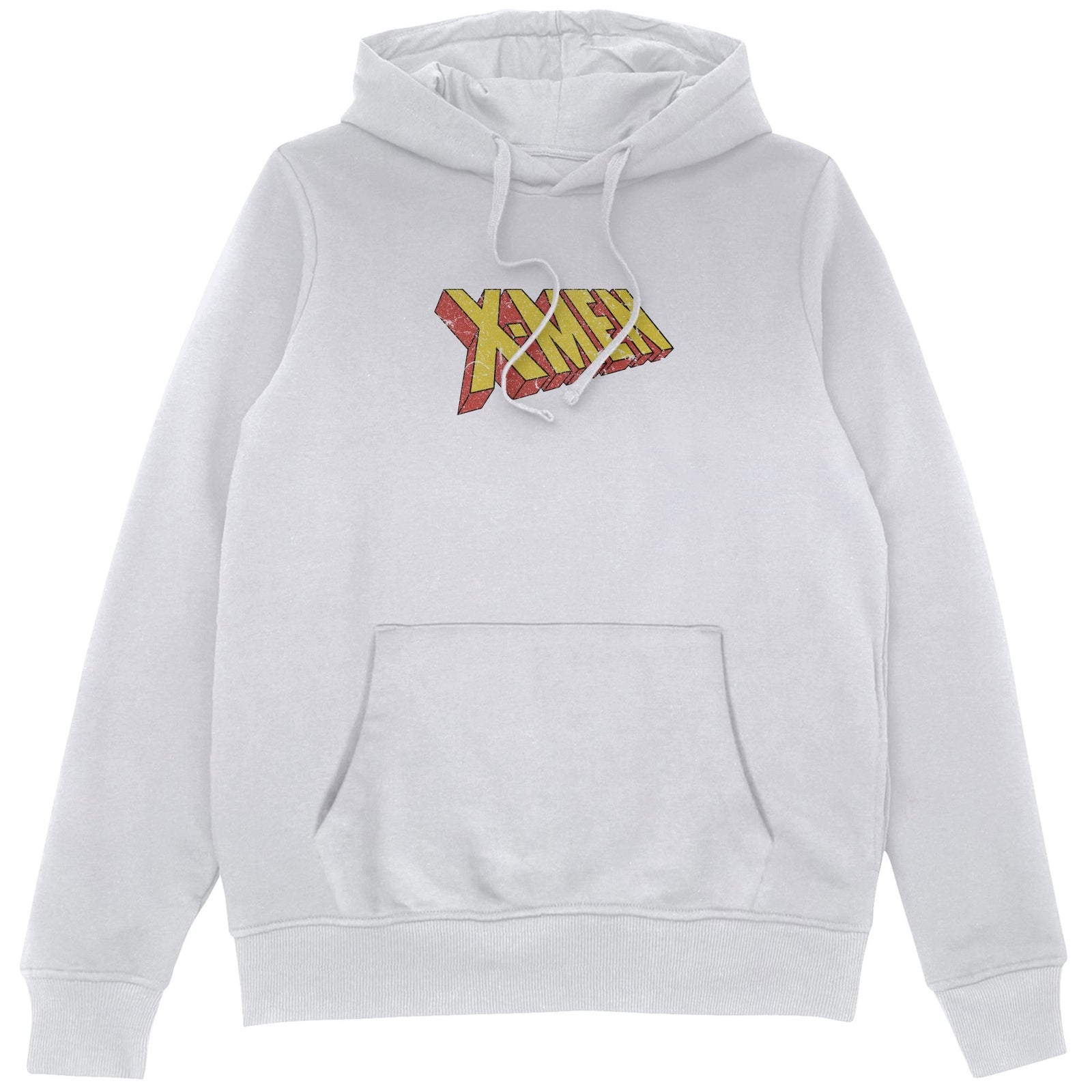 X - Men Retro Logo Sweat à Capuche White