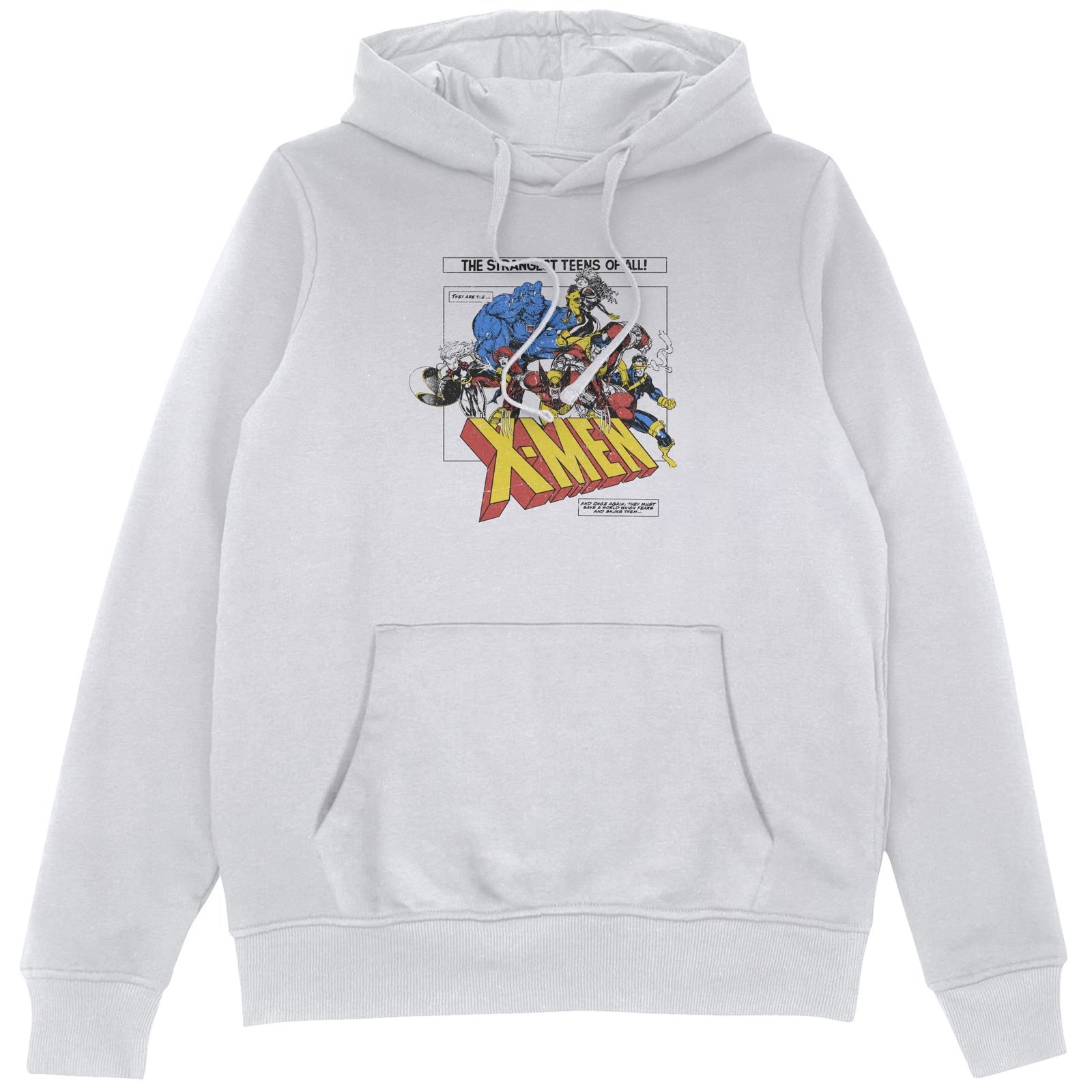 X - Men Retro Team Up Sweat à Capuche White