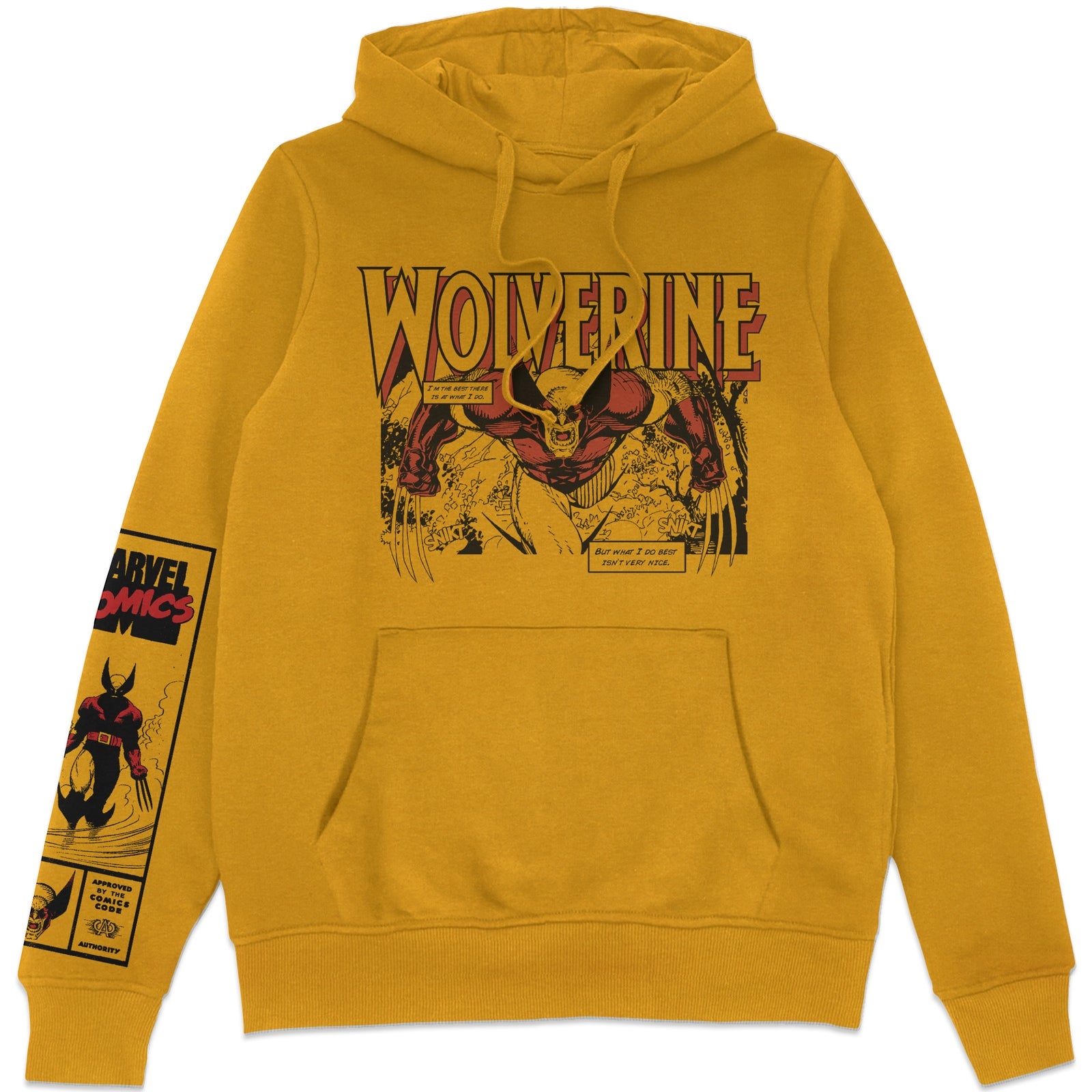 X-Men Weapon X Sweat à Capuche - Moutarde