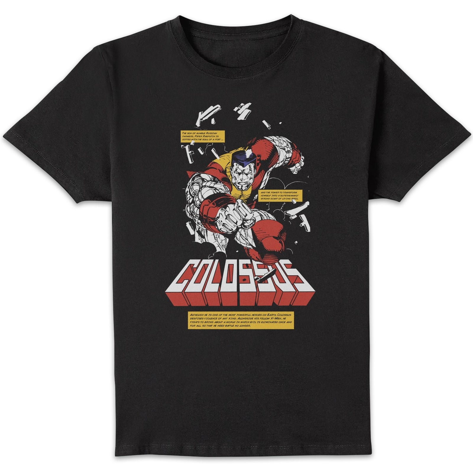 X-Men Colossus Bio T - shirt Black