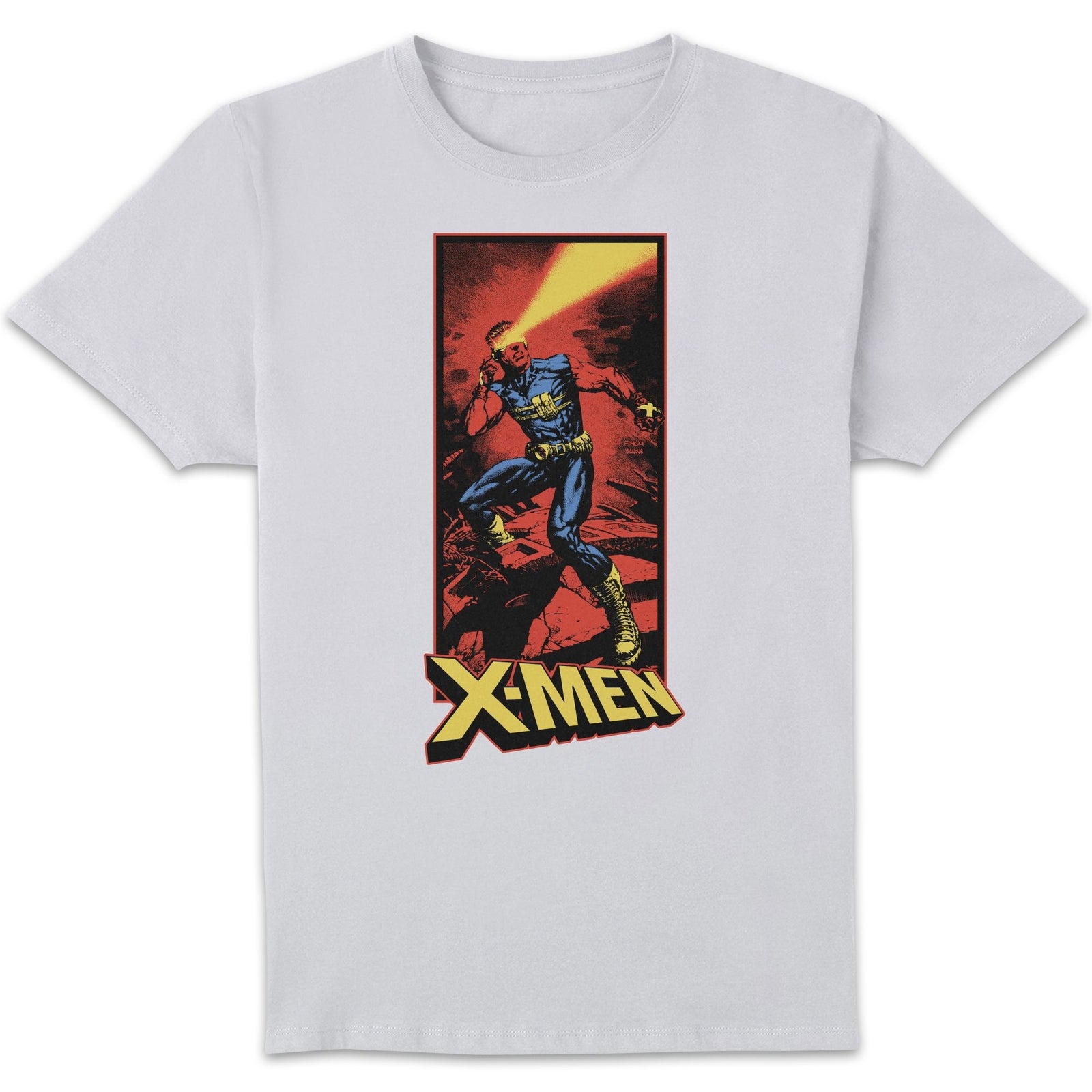 X-Men Cyclops Energy Beam T - shirt White