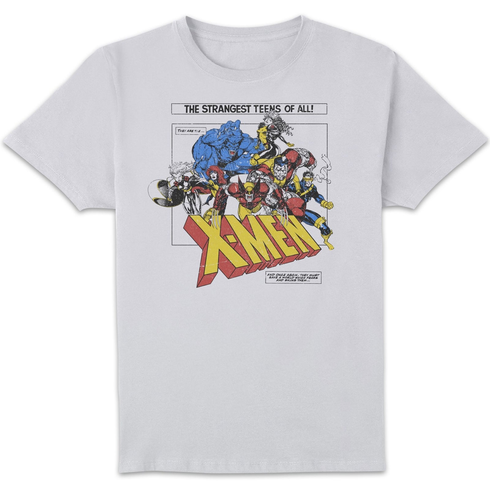X-Men Retro Team Up T - shirt White