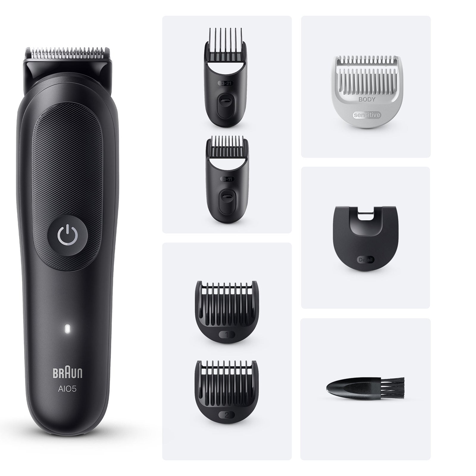Braun 5 Aio5520êf1 7-In-1 Groomer - Black, Black - Image 3