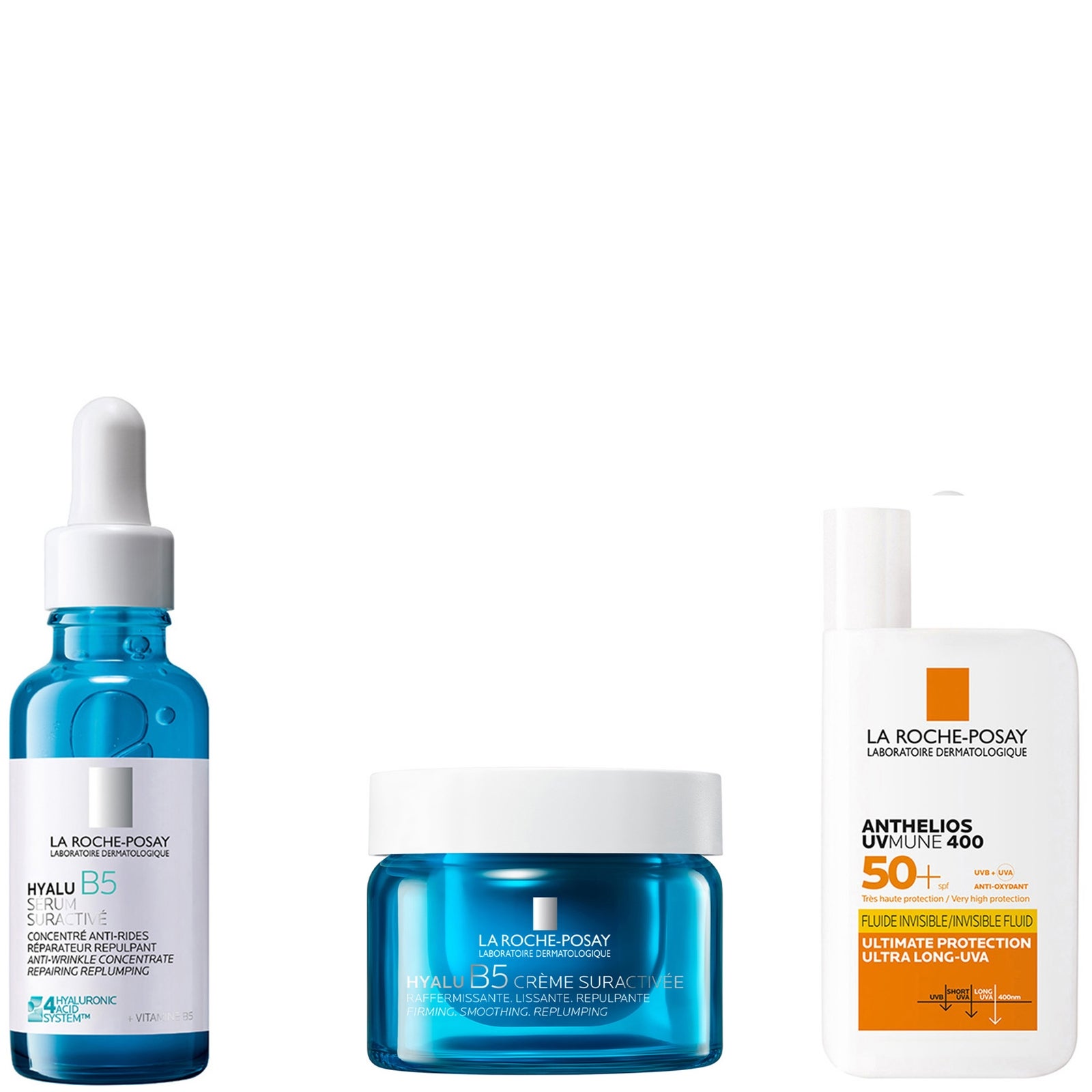 La Roche-Posay The Replumping & UV Defense Trio