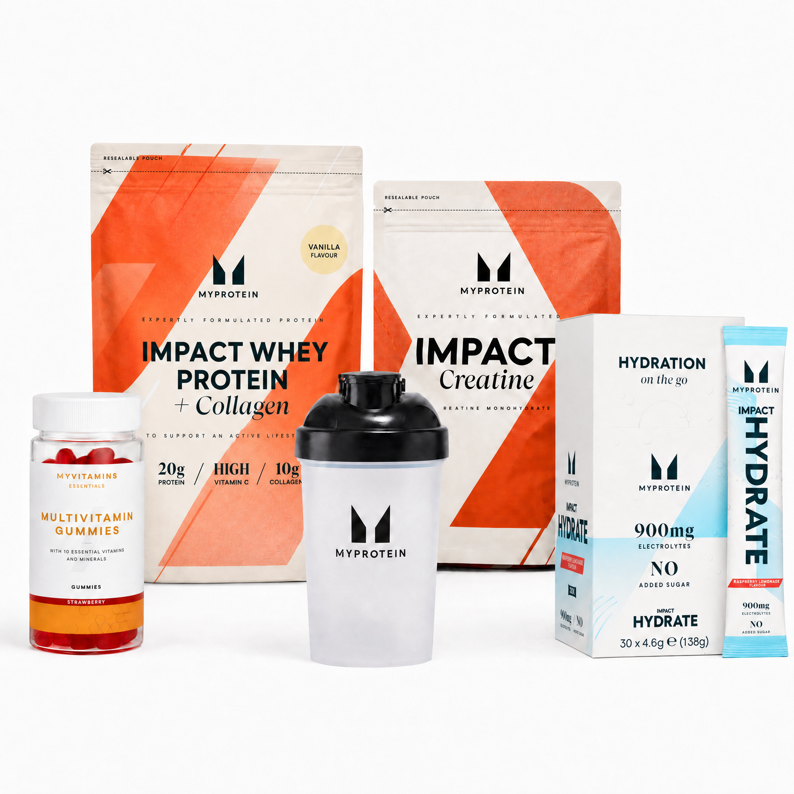 Impact Week Protein Bundle - Raspberry Lemonade - 30Portionen - Vanilla