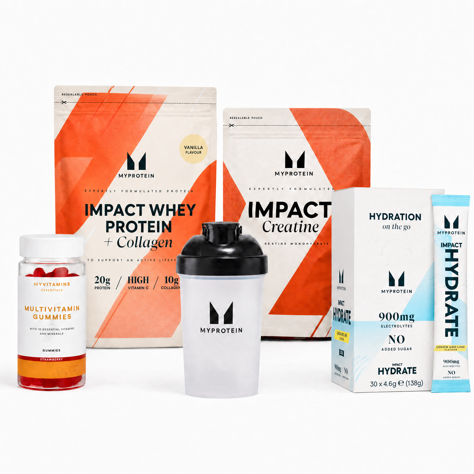 Impact Week Protein Bundle - Lemon & Lime - 30Portionen - Vanilla