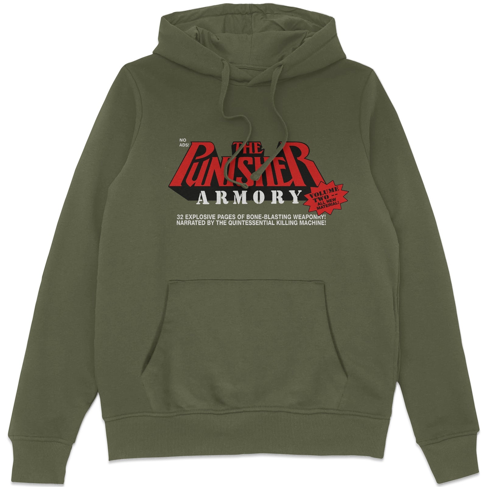 Marvel Comics x Zavvi Exclusive The Punisher Armory Premium Heavyweight Hoodie  - Khaki - 3XL