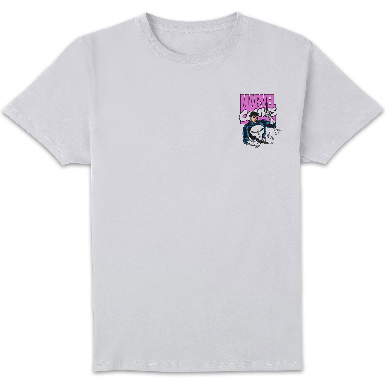 Marvel Comics x  Zavvi Exclusive The Punisher Punishment Premium T-shirt  - White - M