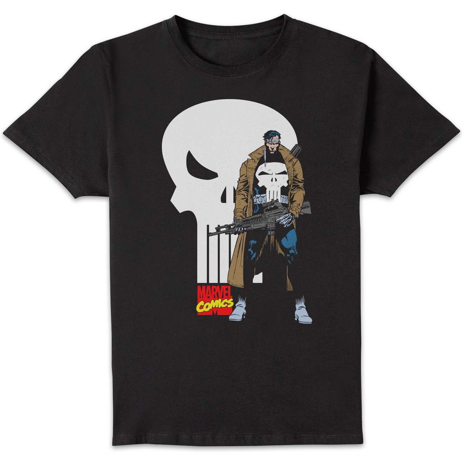 Marvel Comics x Zavvi Exclusive The Punisher Natural Justice Premium T-shirt  - Black - 3XL