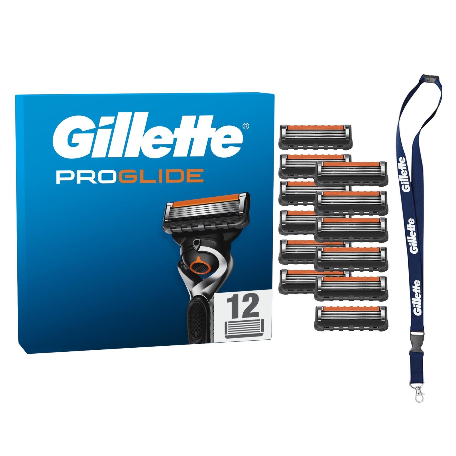 GILLETTE Fusion ProGlide 12 Value Pack NEW & SEALED 100% GENUINE & Key Chain - Image 4
