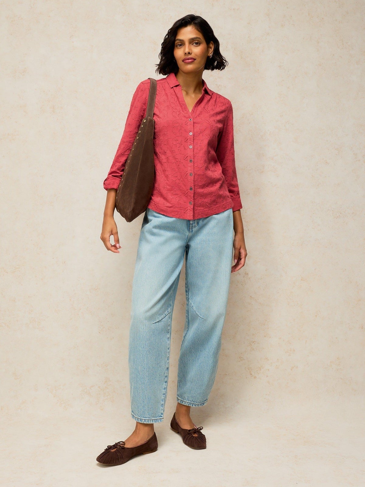 Bluse Annie mit Stickerei - 52