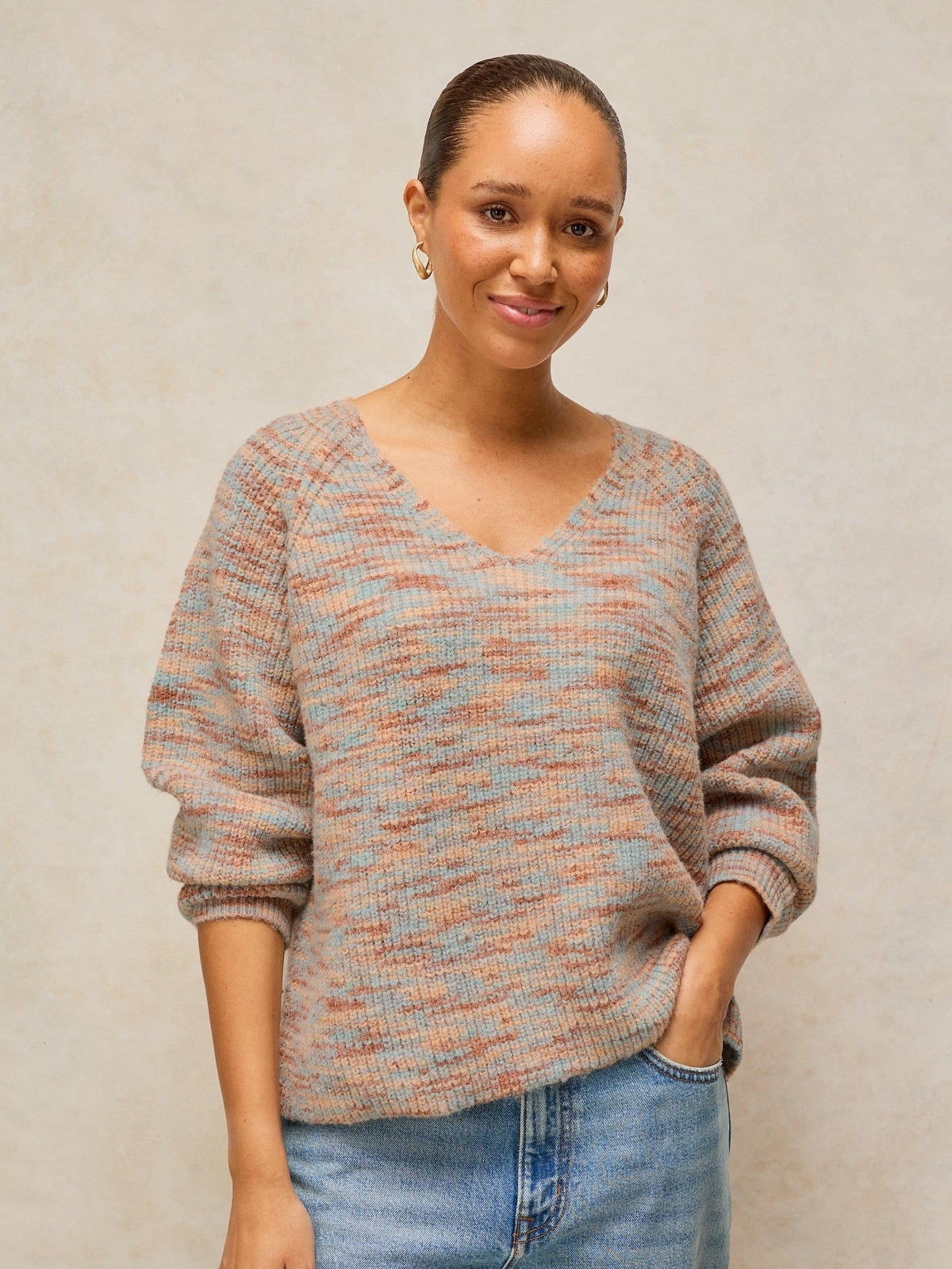 Space-Dye-Pullover Savannah - 48