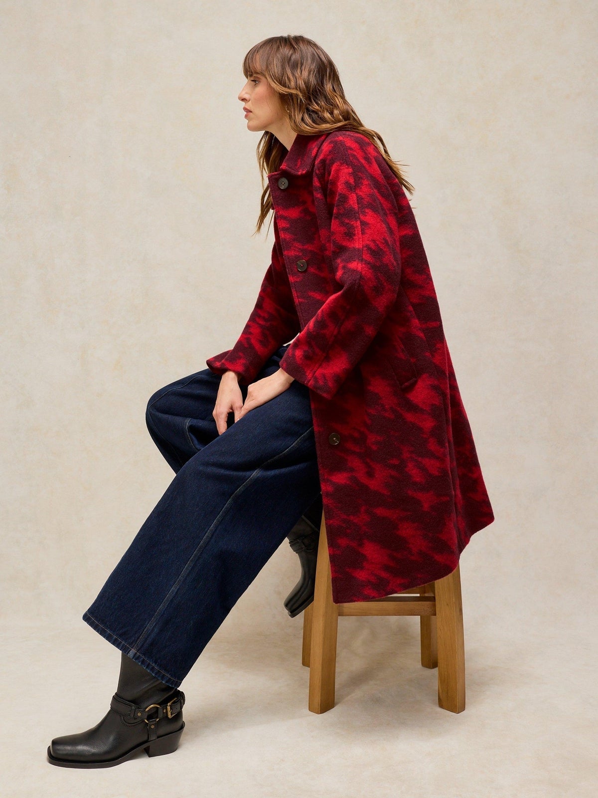 Mantel Kelsey aus Wollmix - 48/R