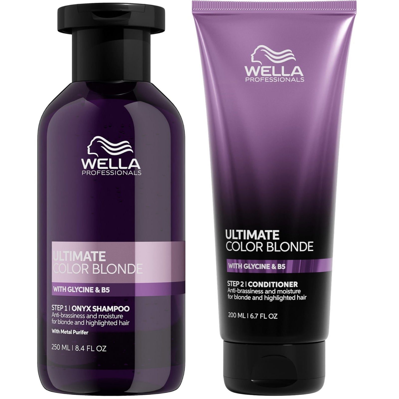 Wella Professionals Ultimate Color Blonde Shampoo and Condioner Bundle