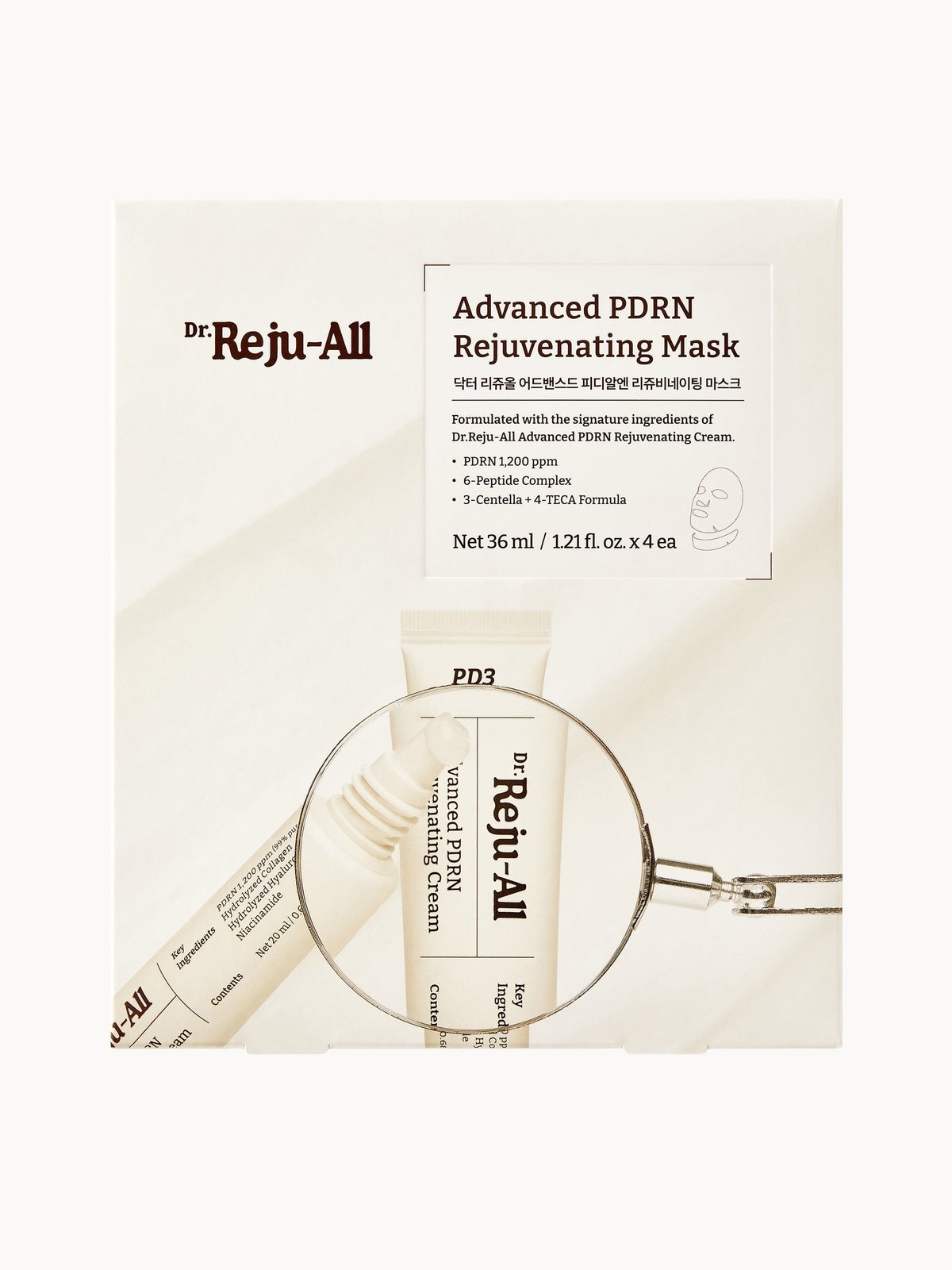 Dr.reju-All - Advanced Pdrn Rejuvenating Mask Set 36Ml X 4 Sheets - Image 2