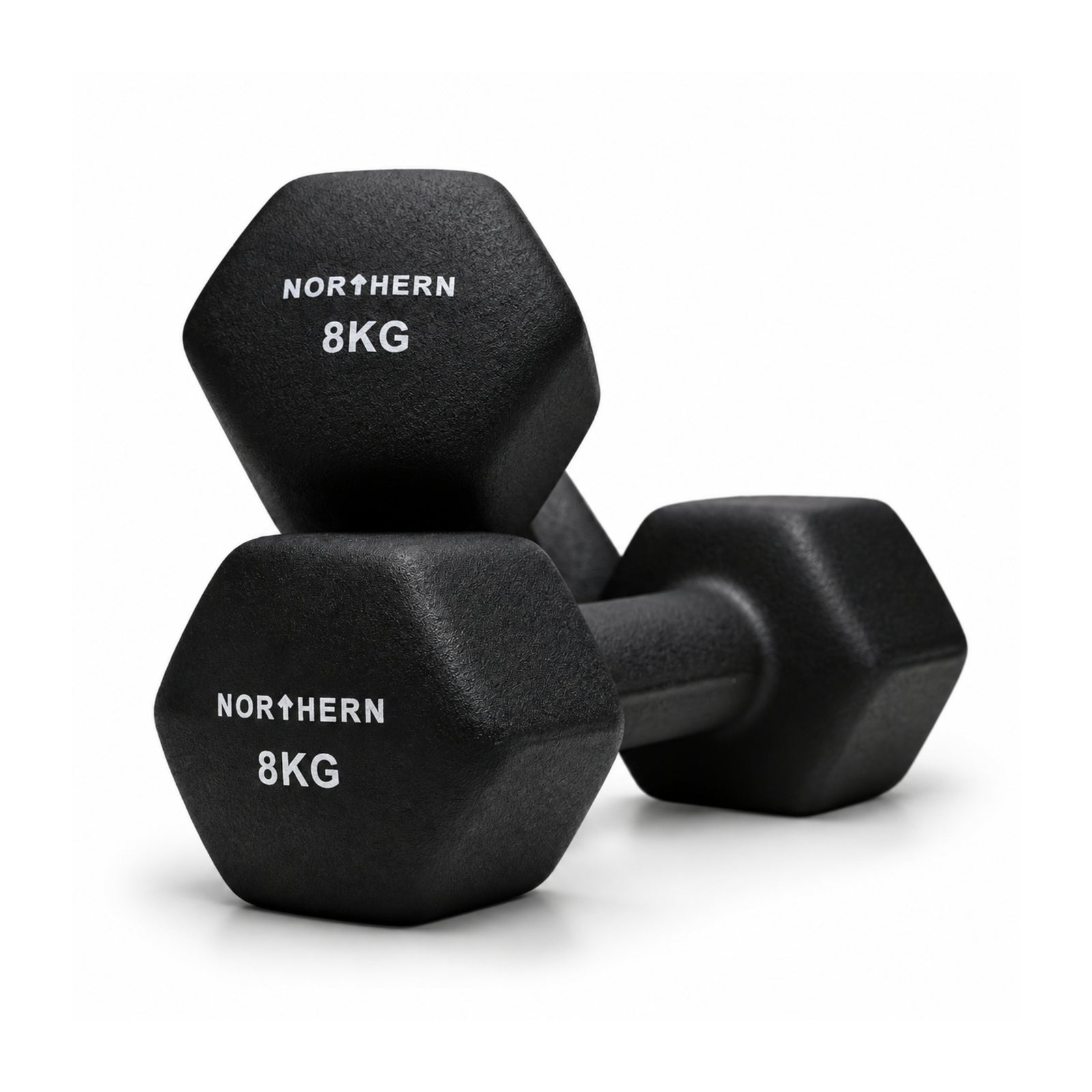 Northern Neoprene Hex Dumbbells - 8kg