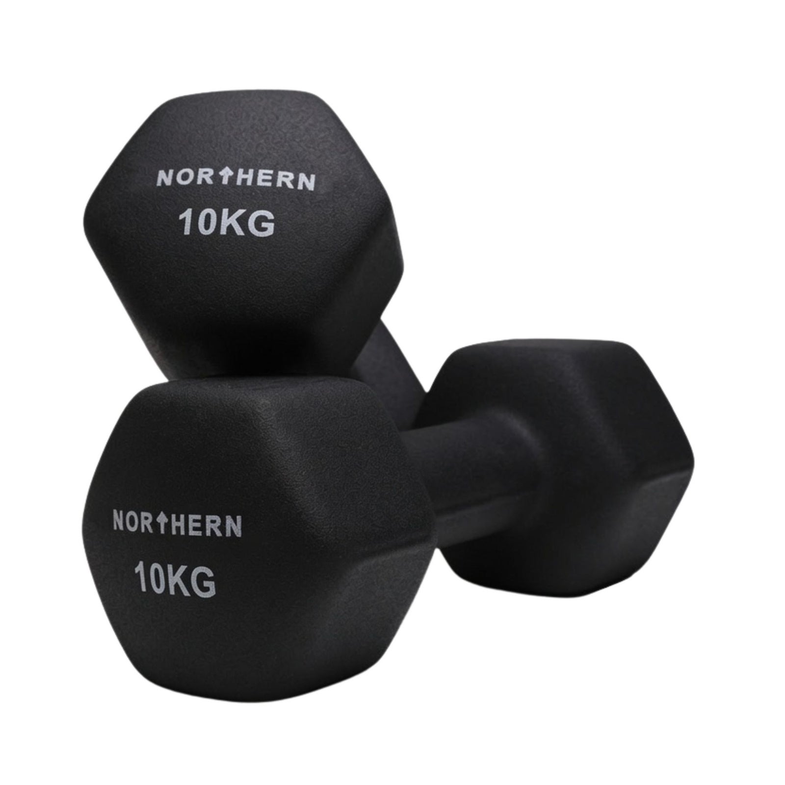 Northern Neoprene Hex Dumbbells - 10kg