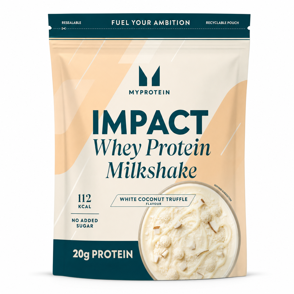 Impact Whey Protein Milkshake – White Coconut Truffle - 450G - 15servings - White Coconut Truffle