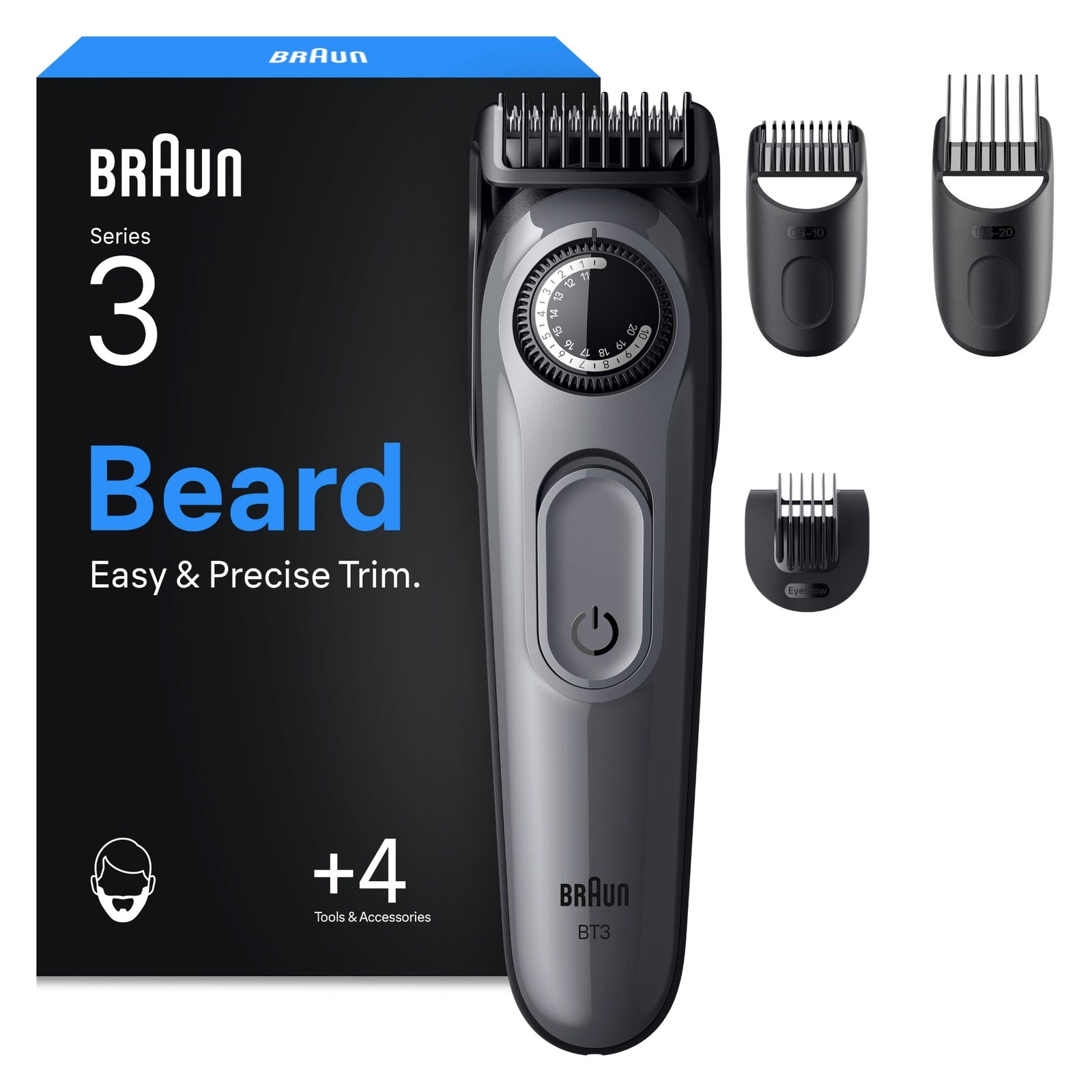 Braun Barttrimmer Series 3 BT3535 für Herren: retailer-supplied image