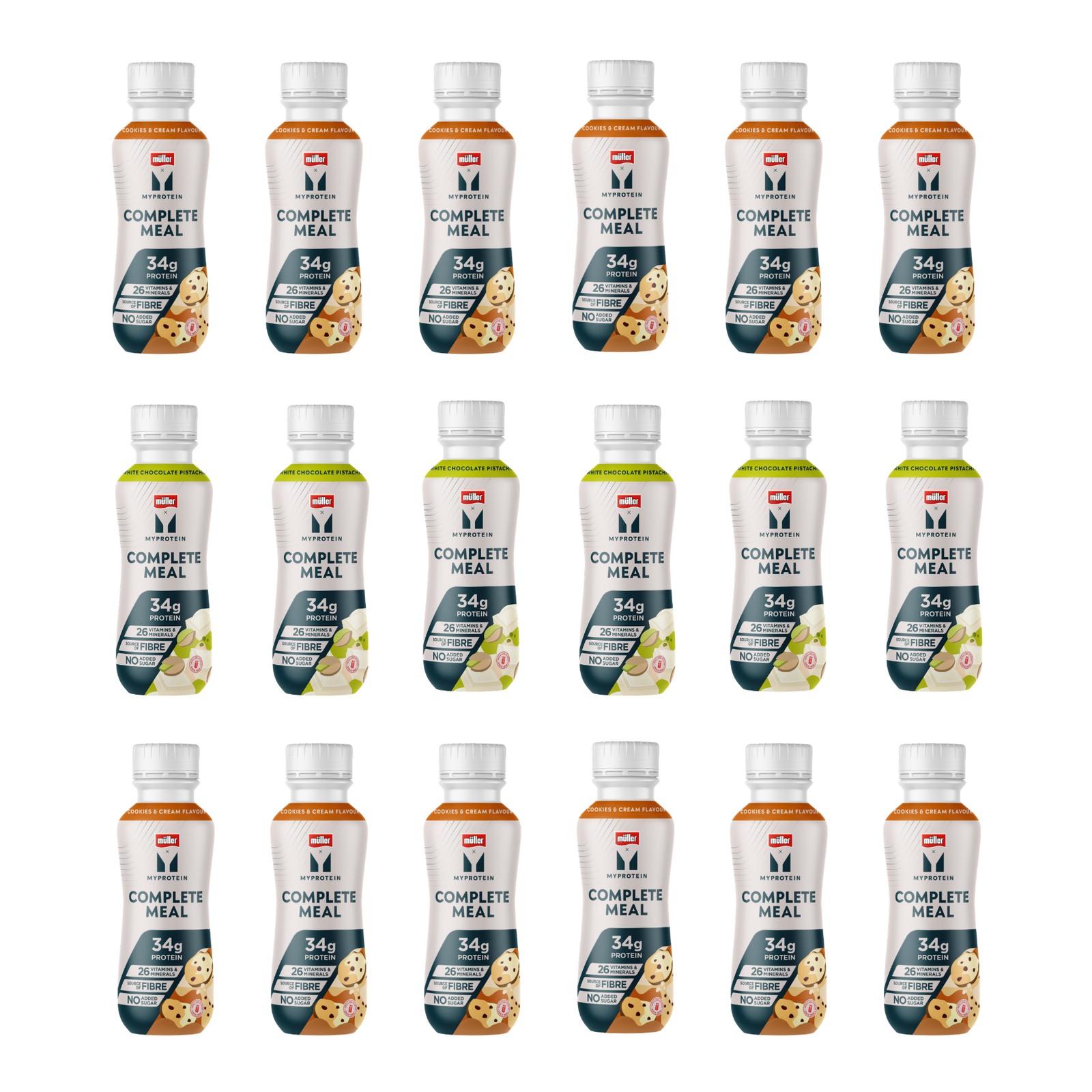 Complete Meal Bundle - Cookies & Cream - Cookies & Cream - White Chocolate Pistachio