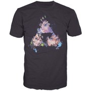 The Legend of Zelda - Triangles Faces Men's T-Shirt (Black)