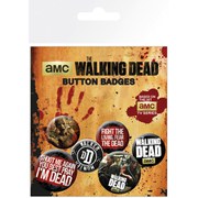 Walking Dead Phrases Badge Pack huismerk kopen in de aanbieding