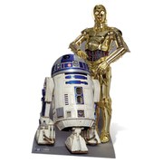 Star Wars The Droids R2 D2 And C 3PO Cut Out Star Wars The Droids R2 D2 And C 3PO Cut Out