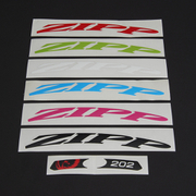 Zipp 202 Colour Wheel Decal Set Matte Black zipp kopen in de aanbieding