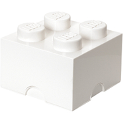 Brique de rangement LEGO® blanche 4 tenons