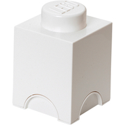 LEGO Storage Brick 1 White LEGO Storage Brick 1 White