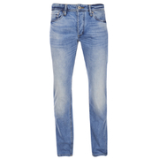 Image of Jack & Jones Originals Men's Mike Straight Fit Jeans - Light Wash - 32R - Blue