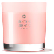 Bougie Molton Brown Three Wick Candle Rhubarbe et Rose 480g