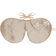 Masque oculaire à la lavande Holistic Silk - Fleurs en bronze