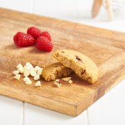 Galleta con Chocolate Blanco y Frambuesa